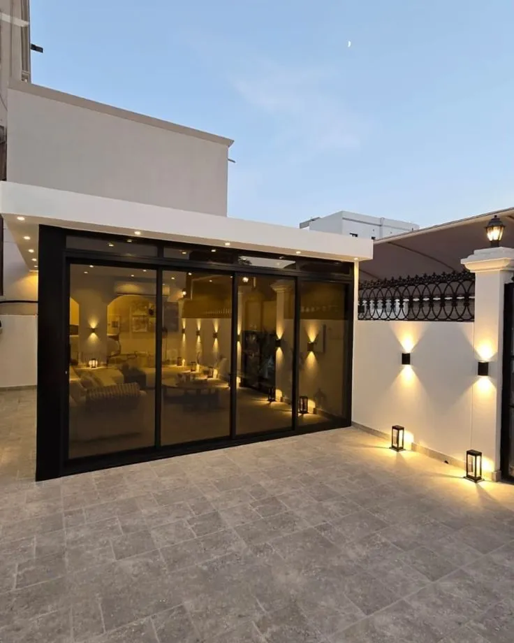 ترميم مجالس خارجية زجاجية فاخرة جدة حي الحمدانيه |تصميم وتركيب مجالس زجاج خارجية